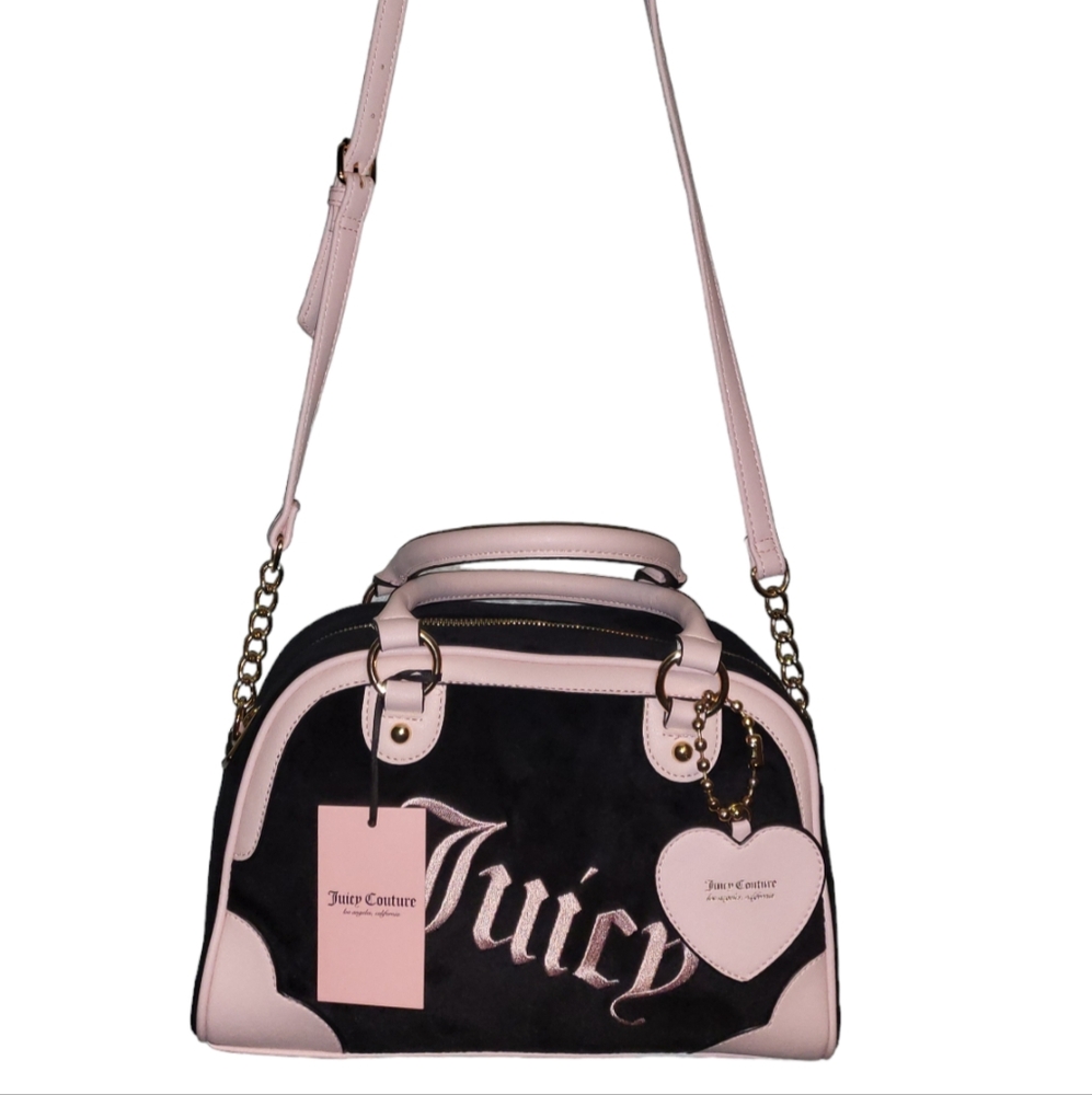 NWT Juicy Couture Velour Urban Heritage Bowler